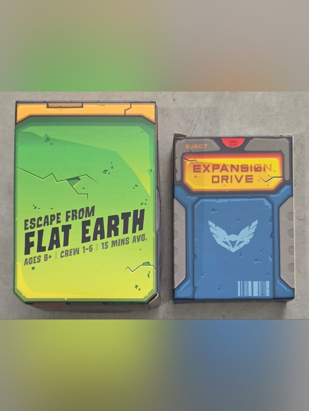 Escape From Flat Earth Card Game W/ Expansion Drive